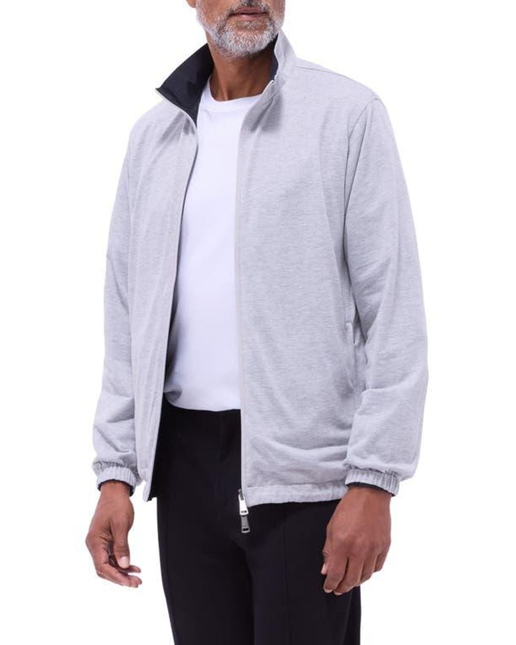 Bugatchi Blue Reversible Jacket for men