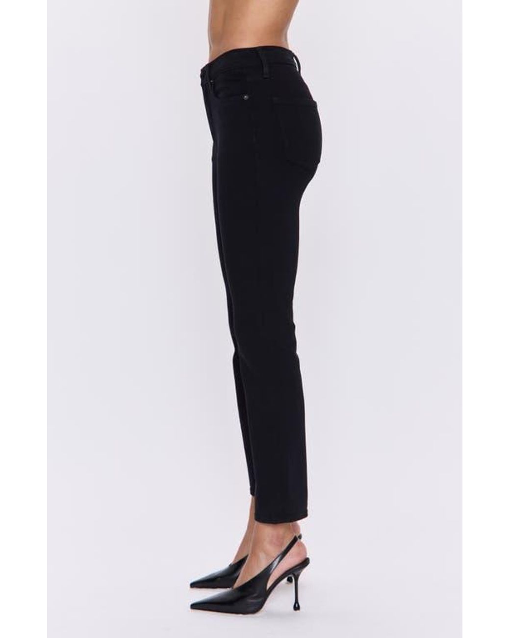 Pistola Blue Lennon High Waist Ankle Bootcut Jeans