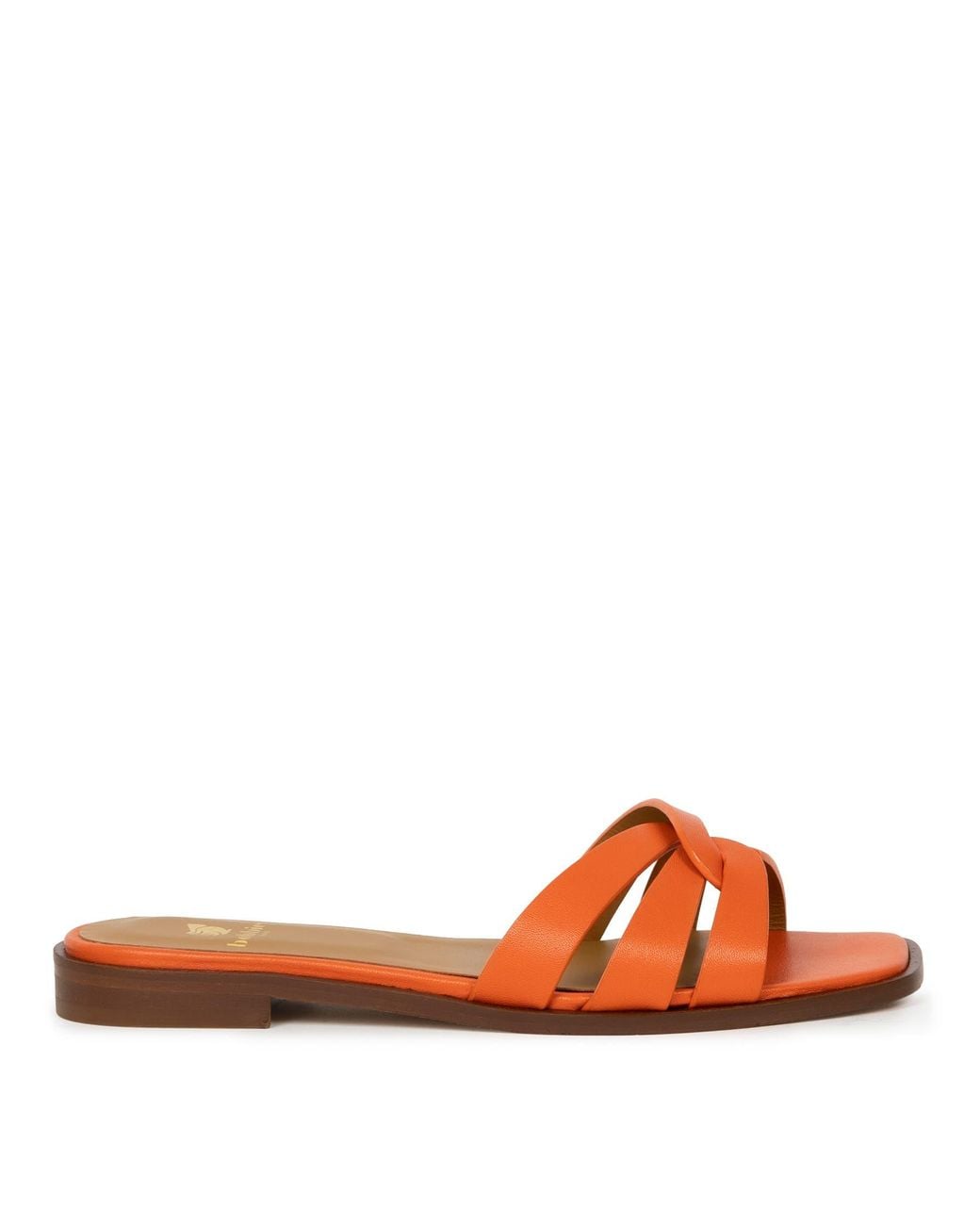 Bobbies Orange Thaïs Flat Sandals