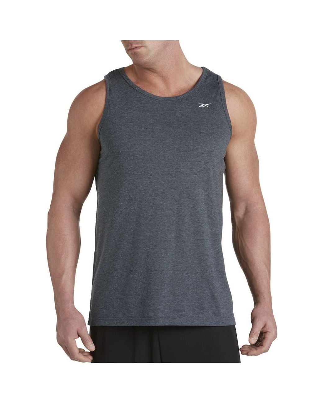 Reebok Performance Jersey Tech Tank Top in Gray for Men | Lyst