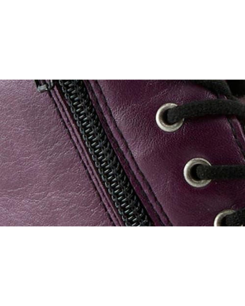 Spring Step Brown Leather Combat Boot