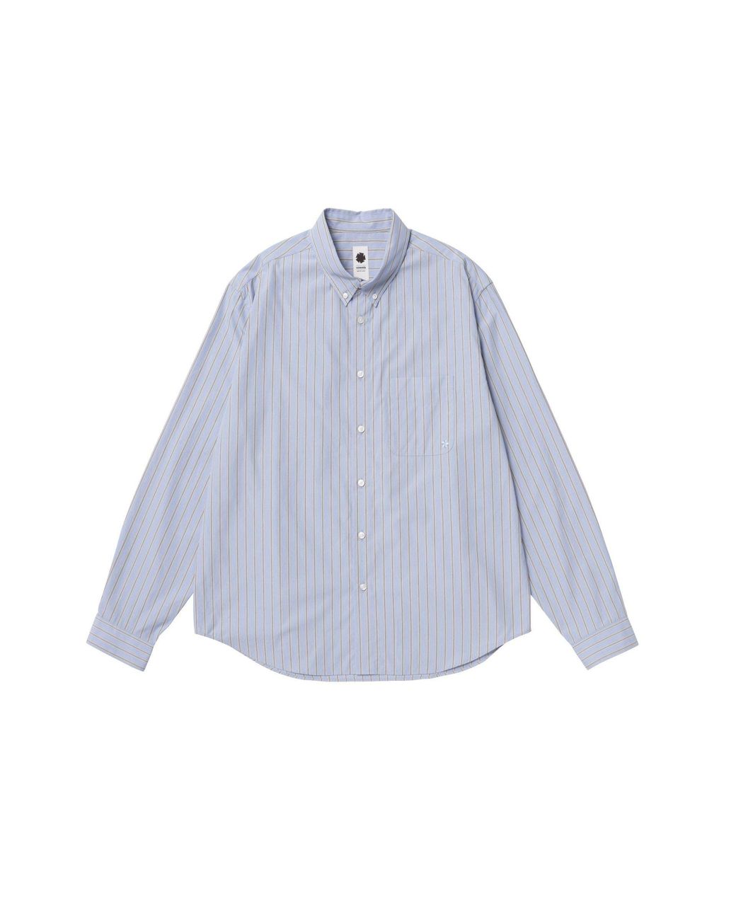 vowels Blue Striped Button Down Shirt for men