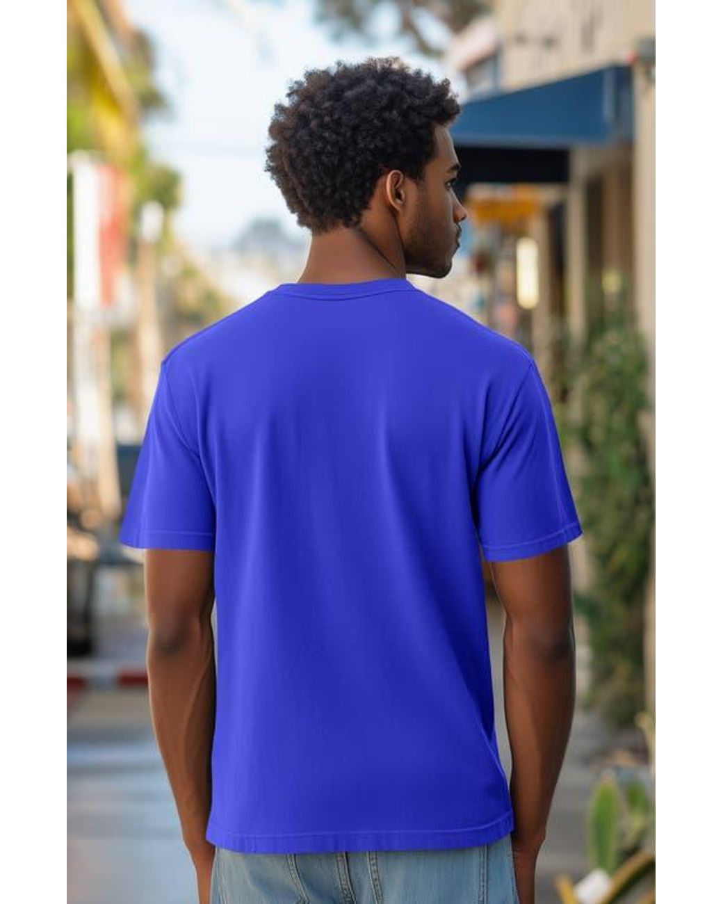 Alix Blue Astronaut Tee for men