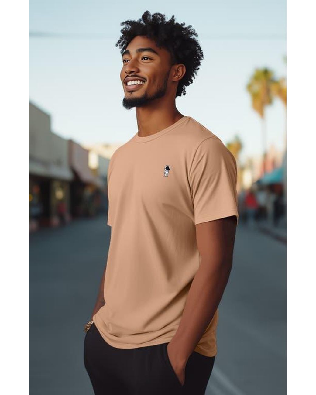 Alix Natural Astronaut Tee for men