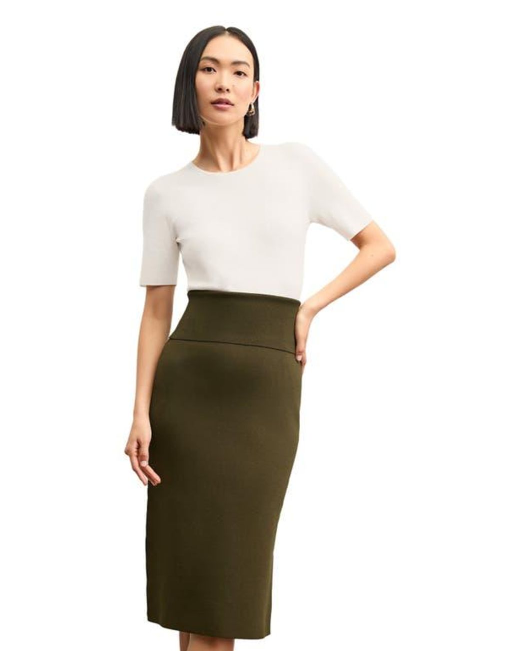 M.M.LaFleur Black Choe Eco 365Knit Top