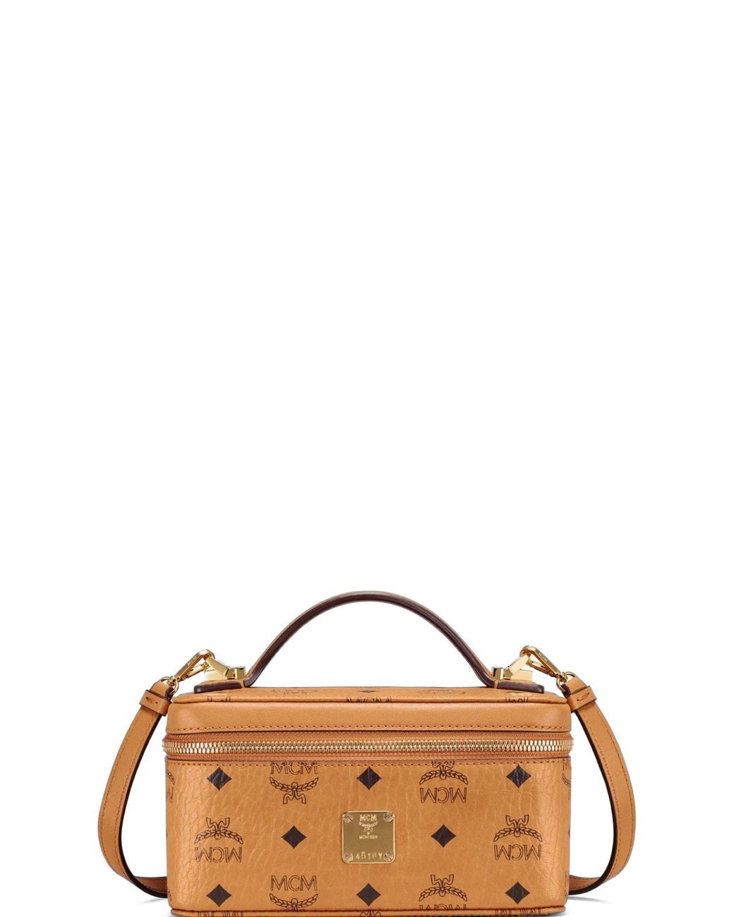 MCM Brown Rockstar Vanity Case