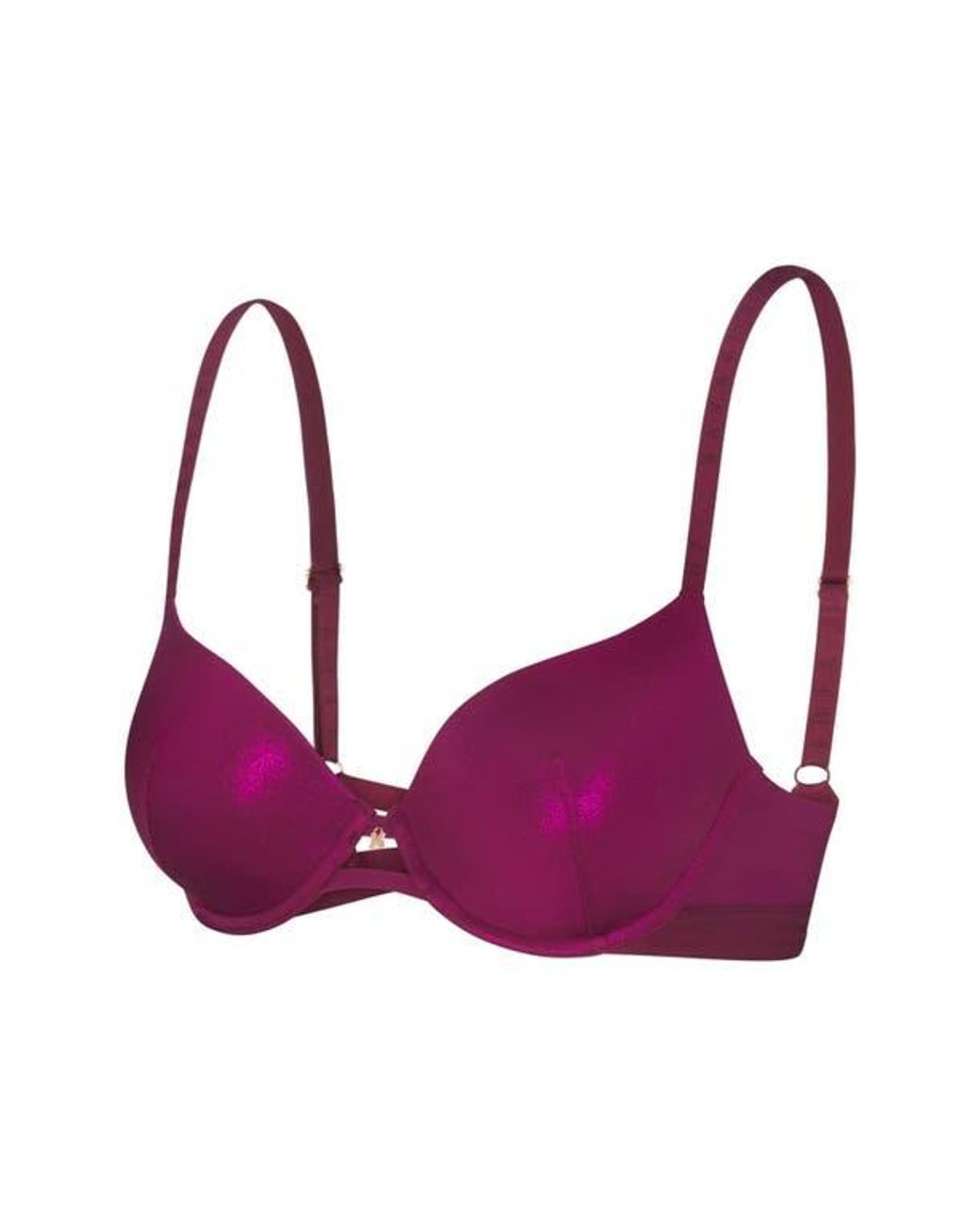 Metallic Panel Bra Savage x Fenty Microfiber Metallic T-Shirt Bra in Purple | Lyst