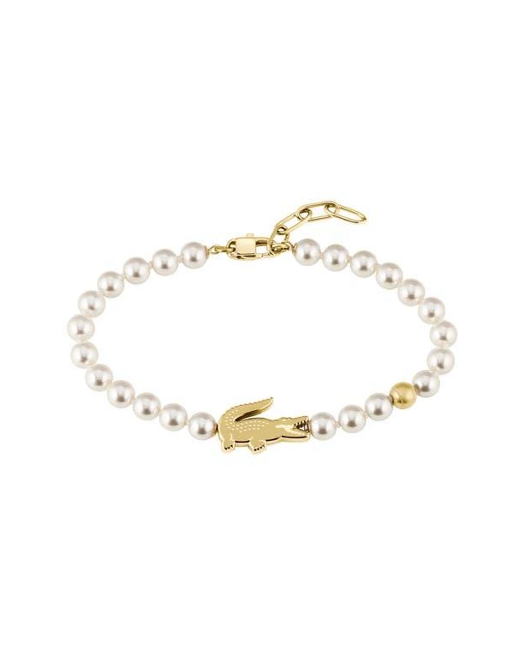 Lacoste White Matchpoint Bracelet for men