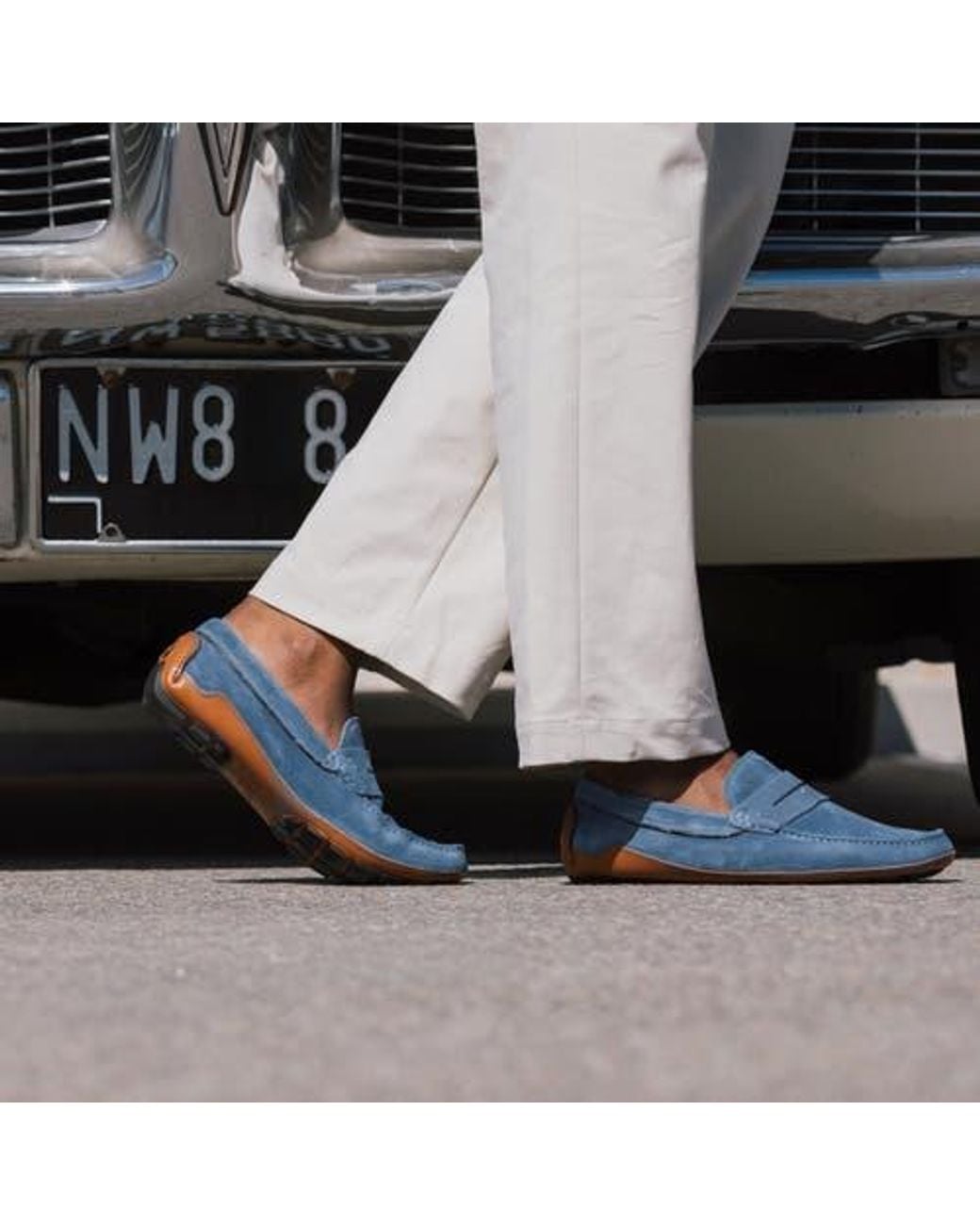 Taft Brown The Luke Driver Moc for men