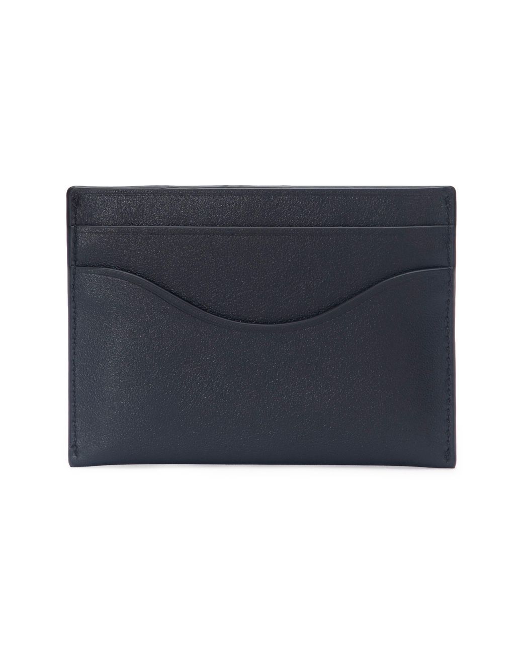 Vince Blue Nappa Card Holder