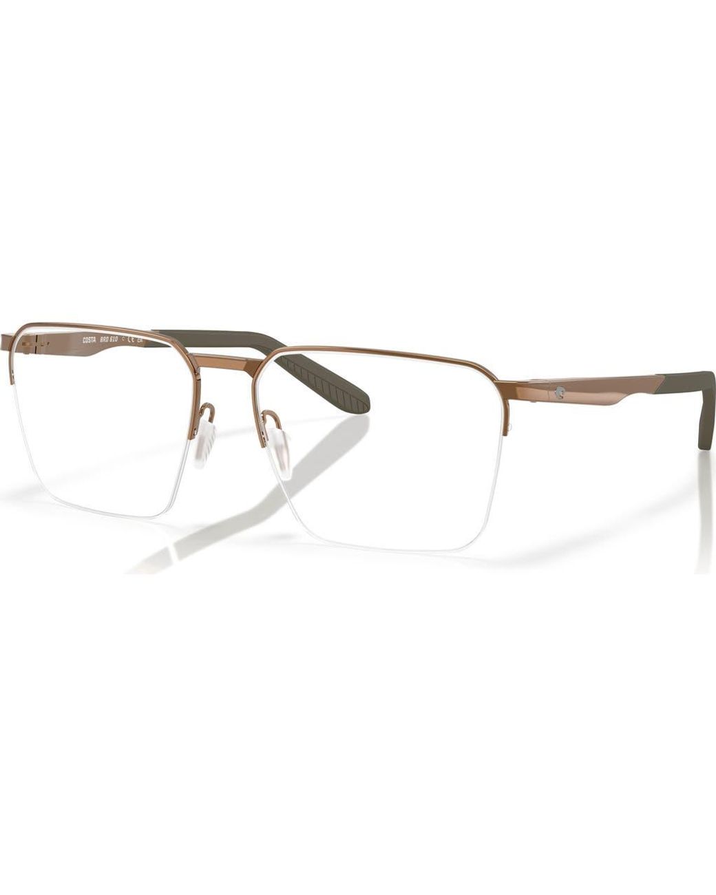 Costa Metallic 55Mm Square Optical Glasses