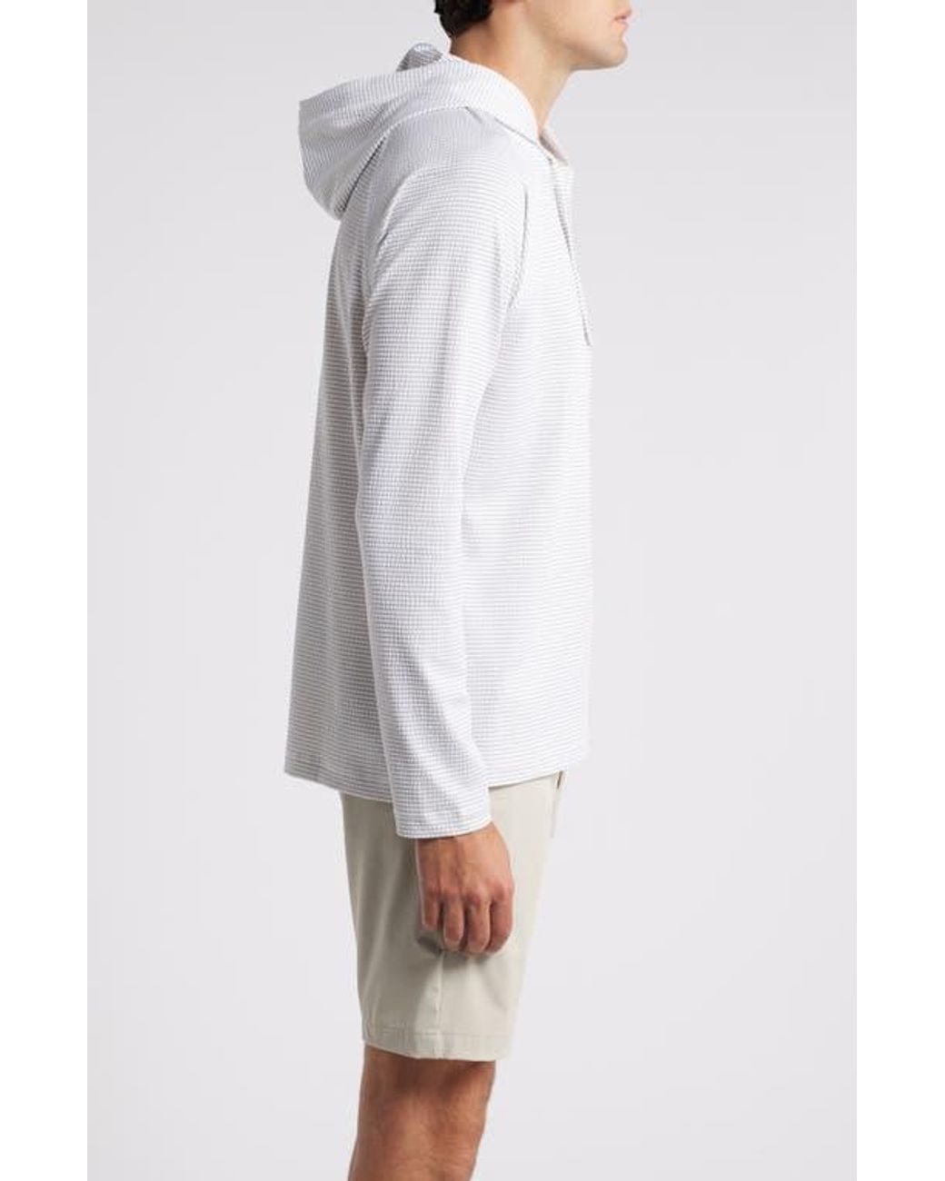 Tommy Bahama Starboard Stripe Seersucker Performance Hoodie