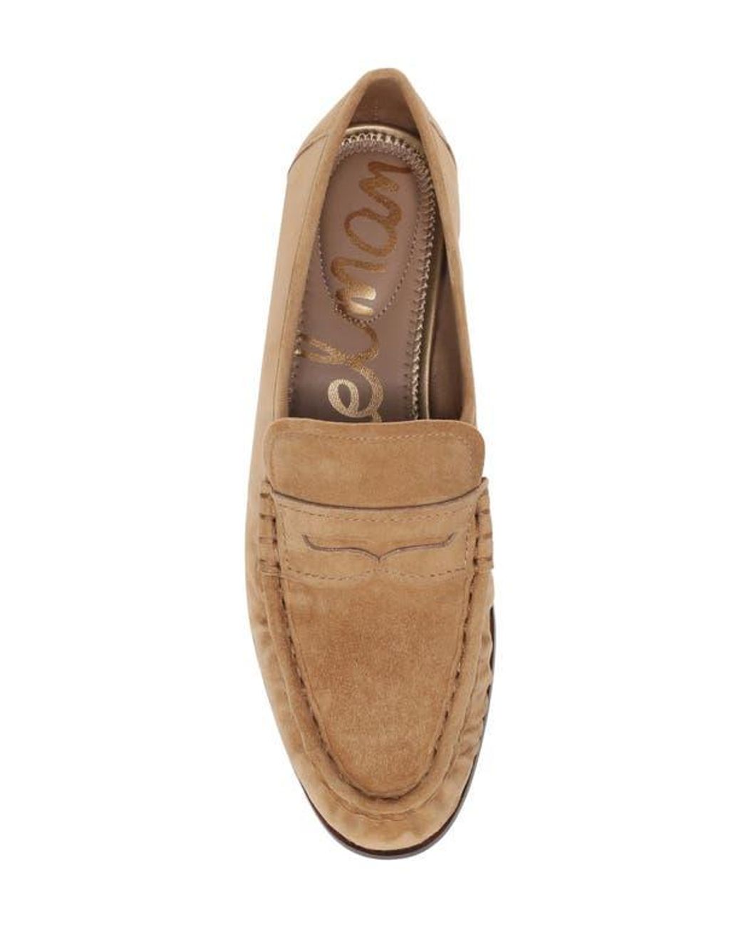 Sam Edelman Brown Lizbeth Moc Toe Loafer