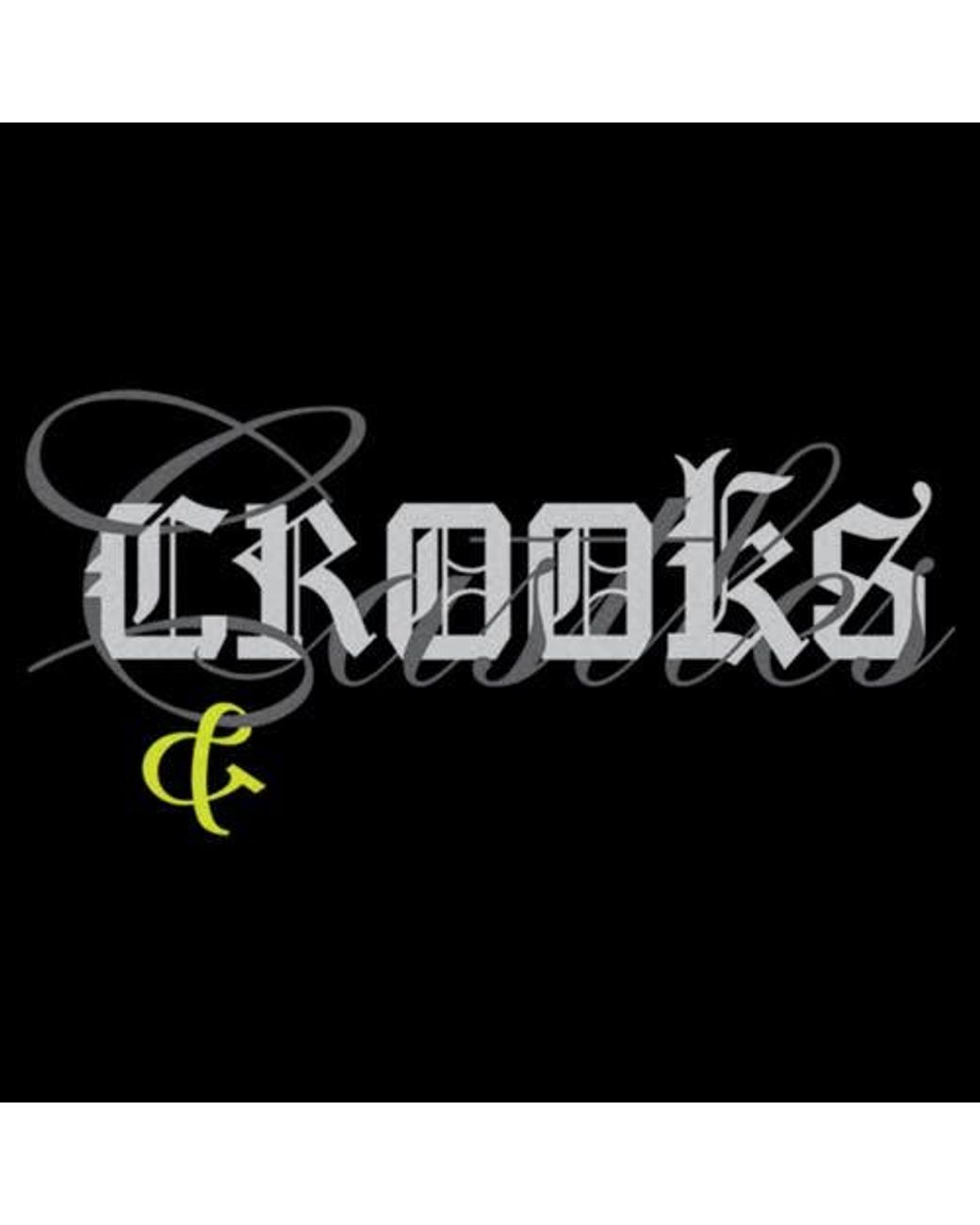 Crooks and Castles Overlay Dark Logo Graphic T-Shirt in Black for Men ...
