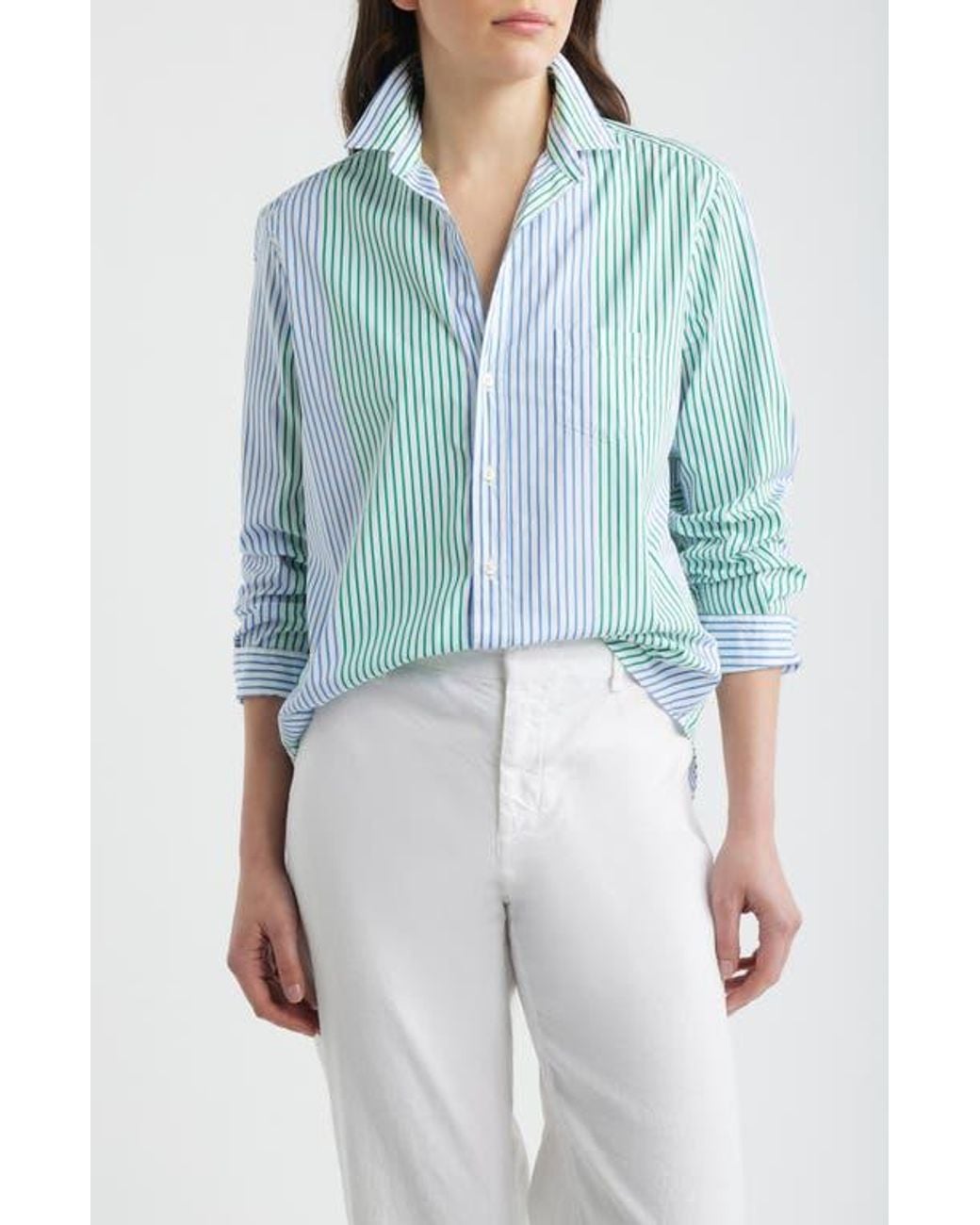 Frank & Eileen Blue Eileen Relaxed Button-Up Shirt