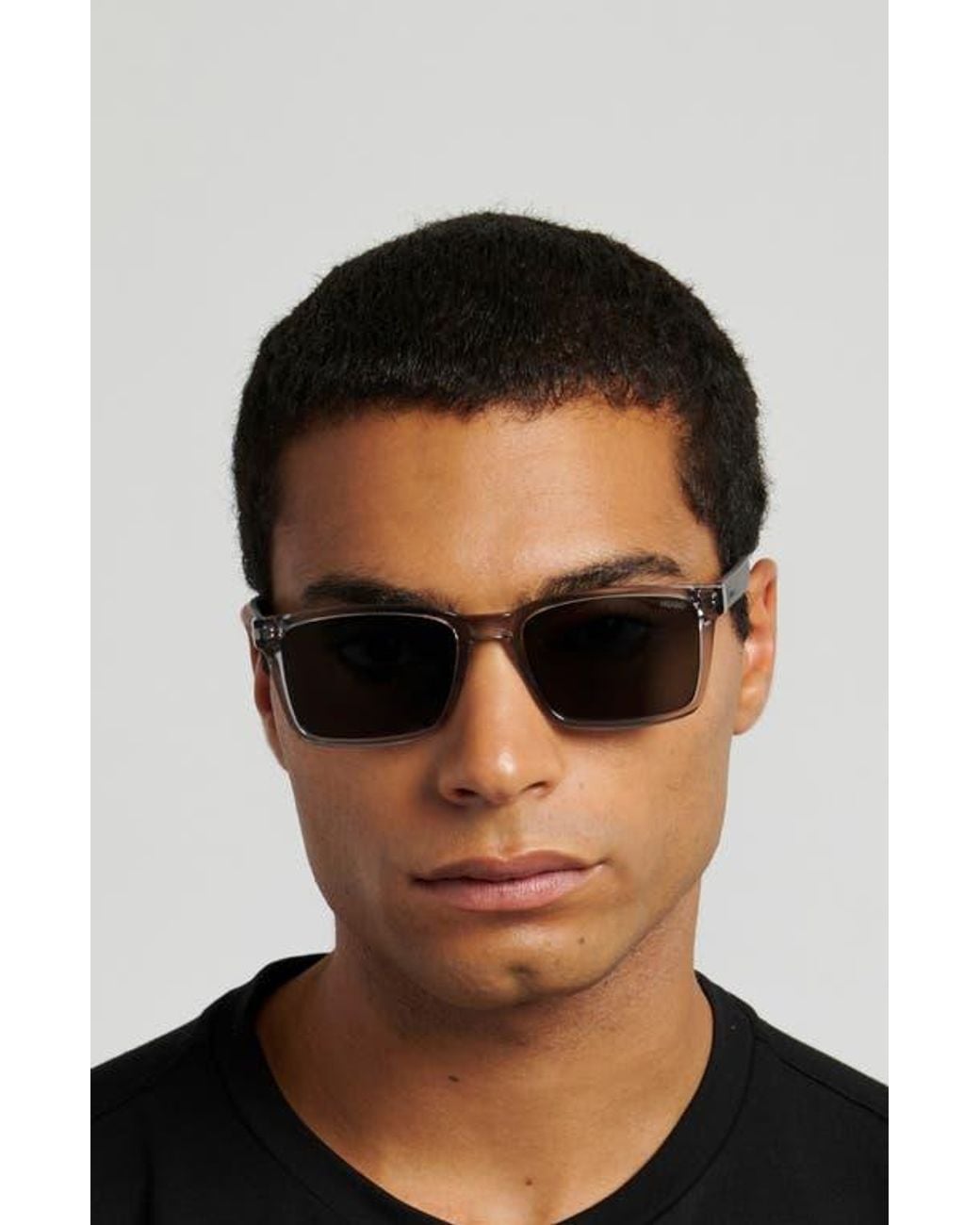 HUGO Green 55Mm Rectangular Sunglasses for men