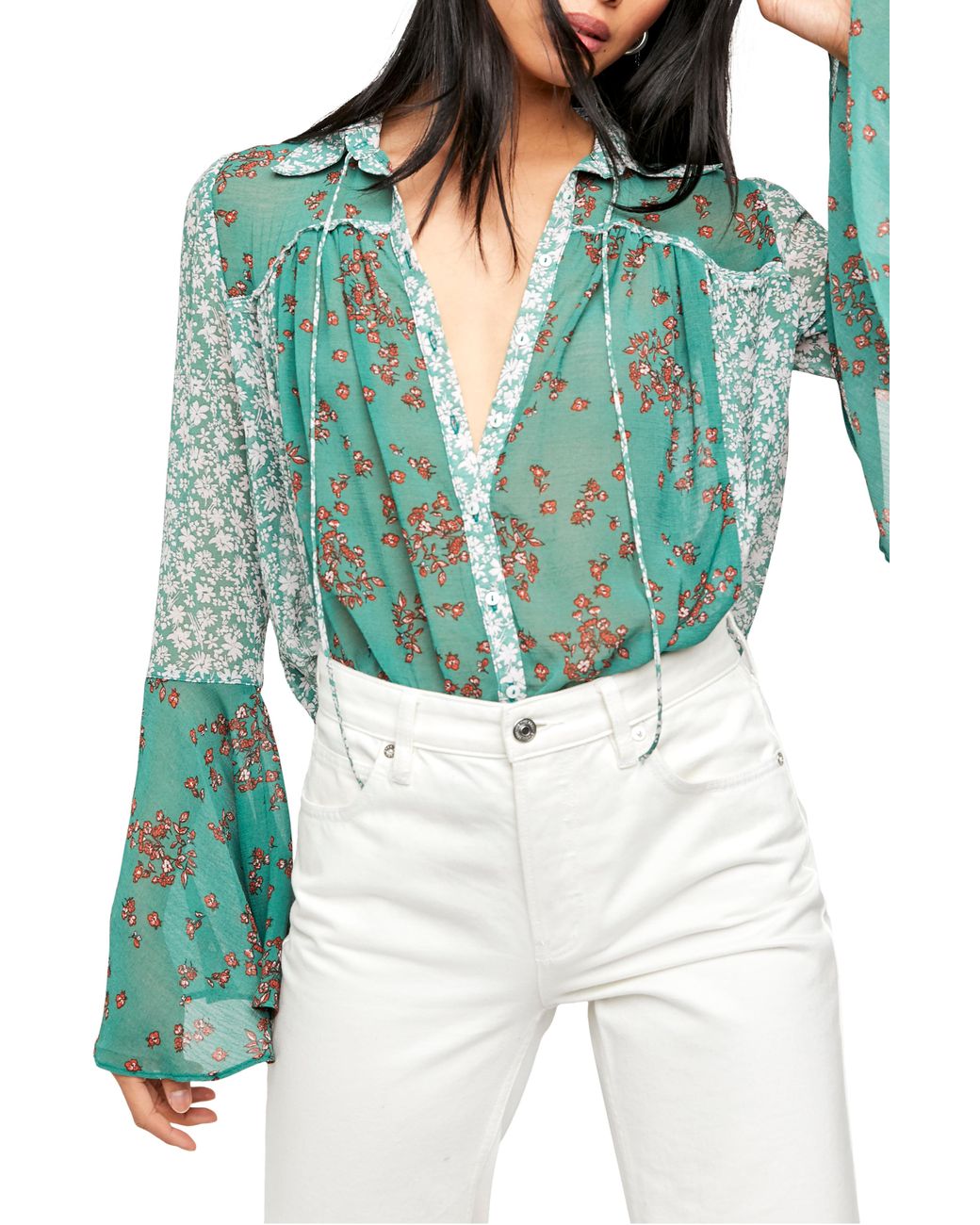 cherry blouse