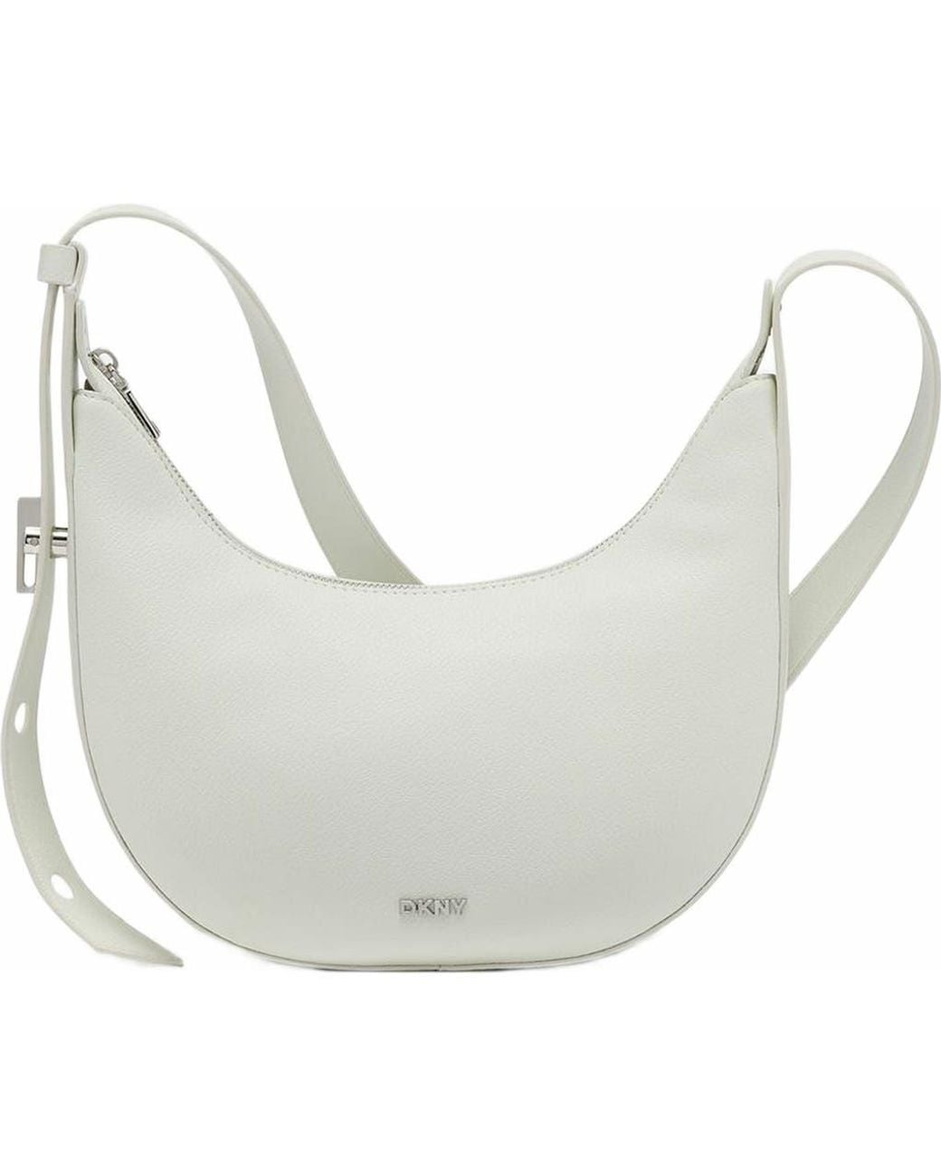 DKNY White Bleeker Crossbody Bag