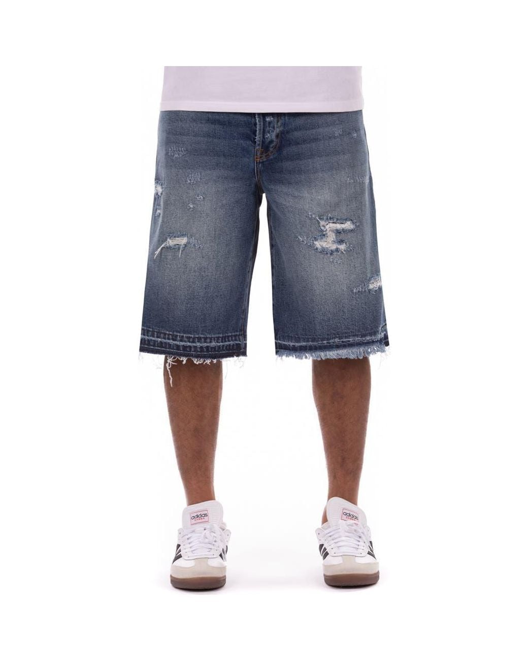 BBCICECREAM Blue Onibaba Shorts for men