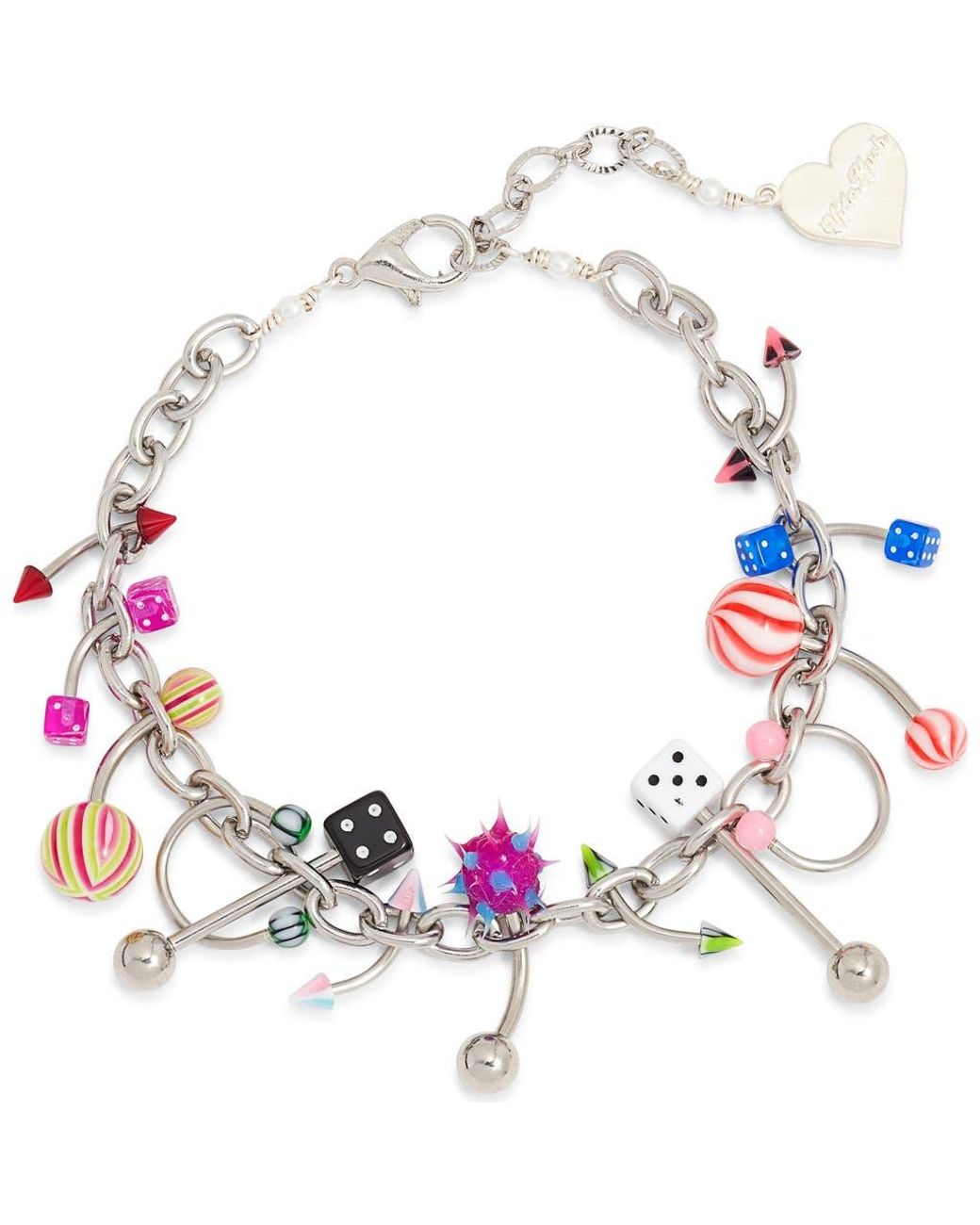 VIDAKUSH White Piercing Bracelet