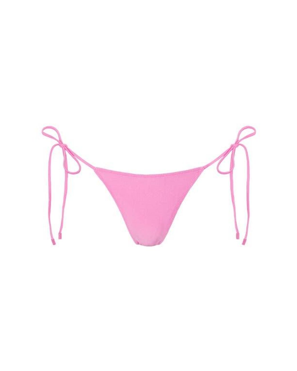 Sunkissed Pink Le Triangle Tie Side Pattern Bikini Bottom