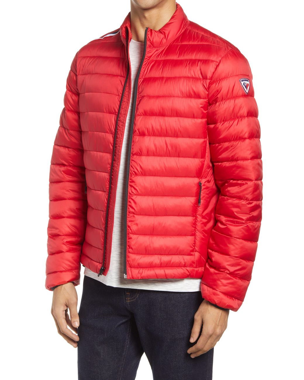 Rossignol Rossi Water Repellent Puffer Jacket in Red for Men | Lyst