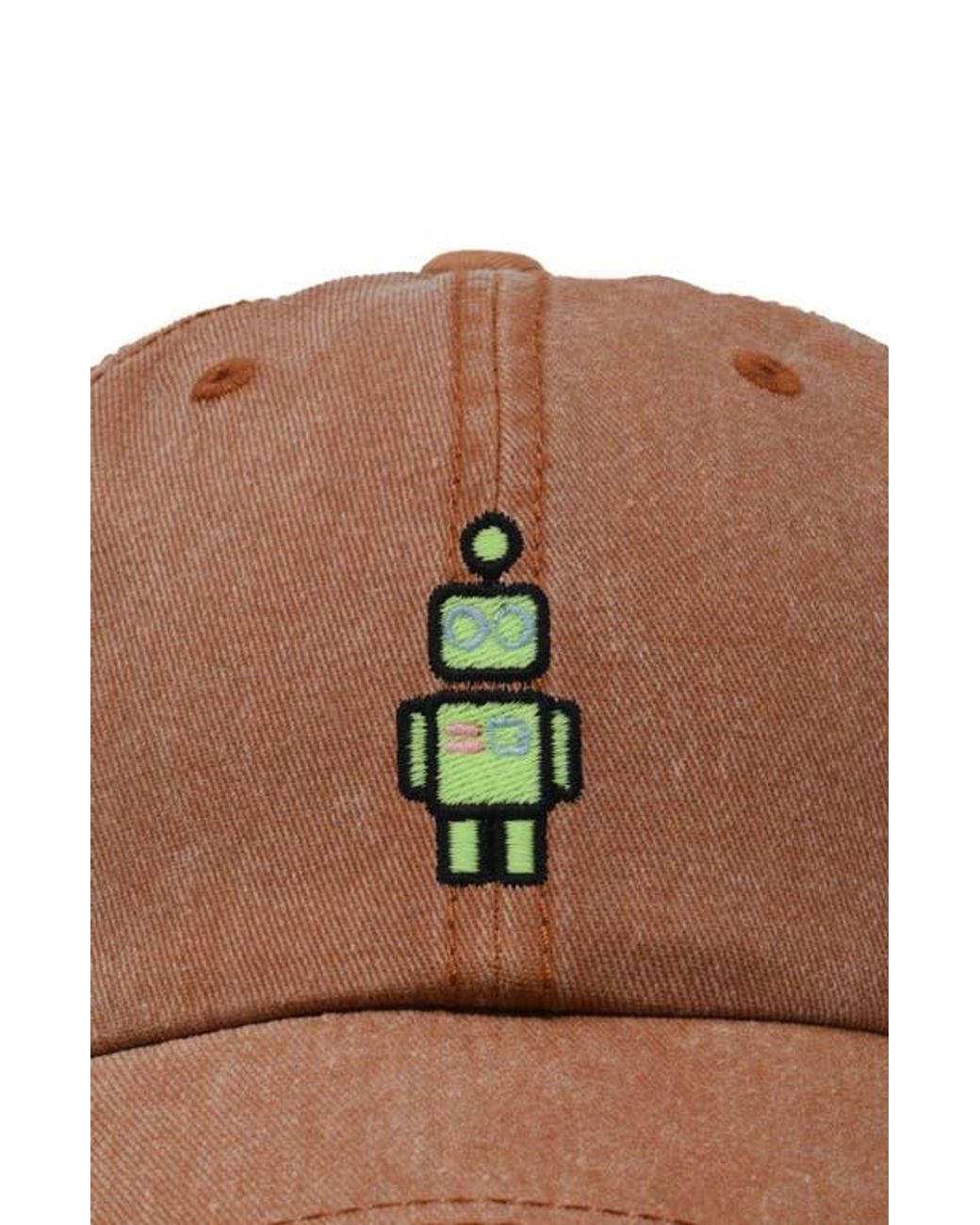 Alix Brown Robot Hat for men