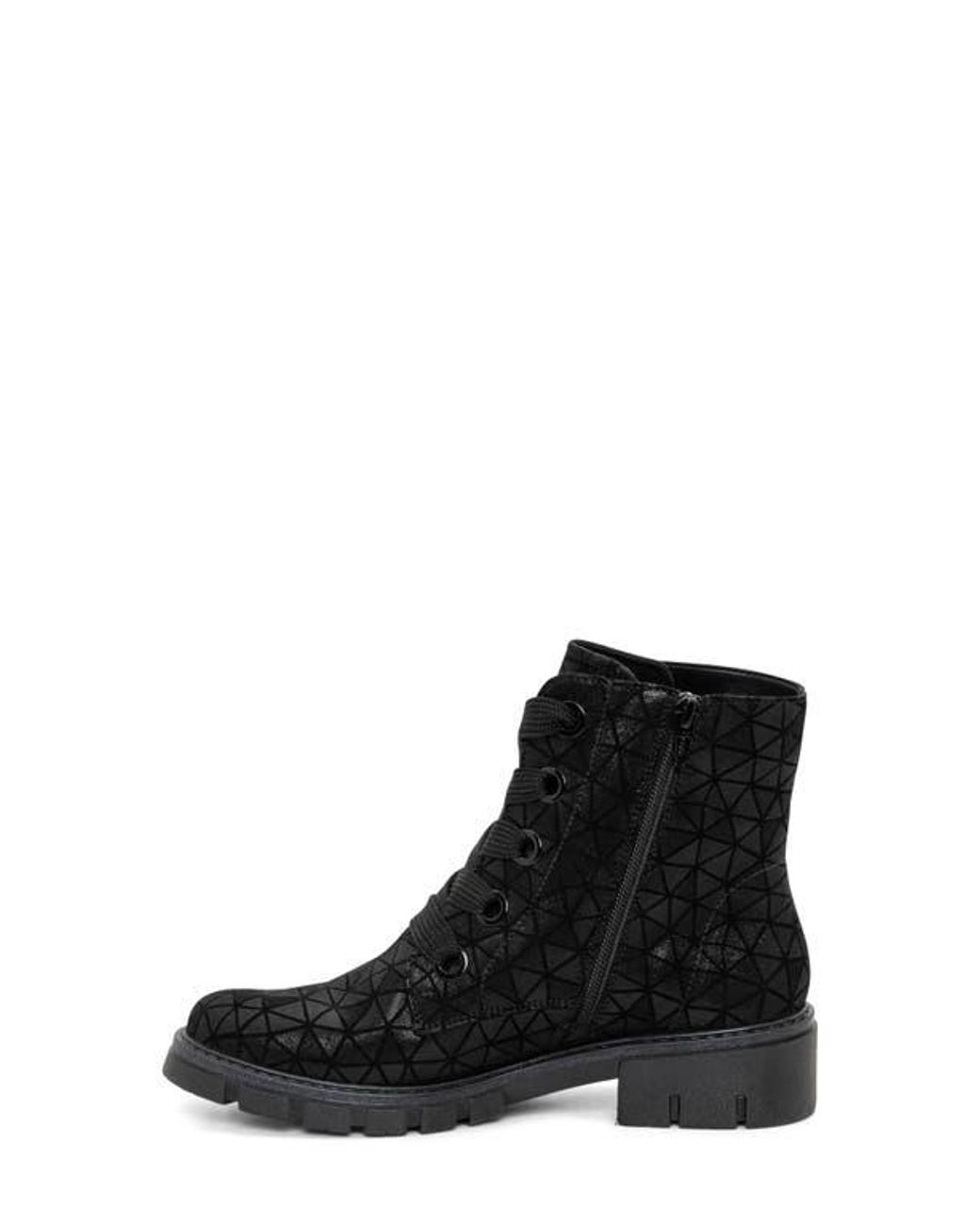 Ara Black Debbie Lace-Up Boot