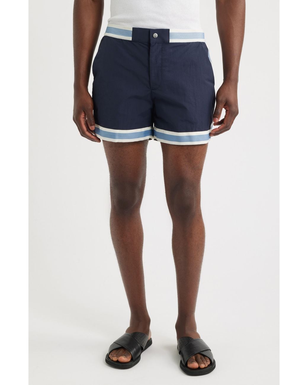 CHE Blue Baller Recycled Nylon Swim Trunks for men