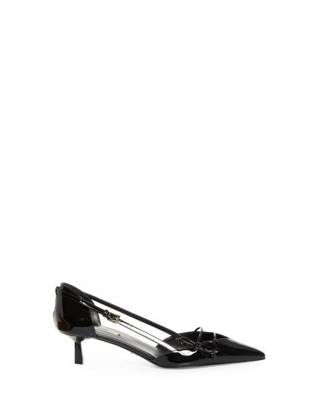 Prada Black Pointed Toe Pump