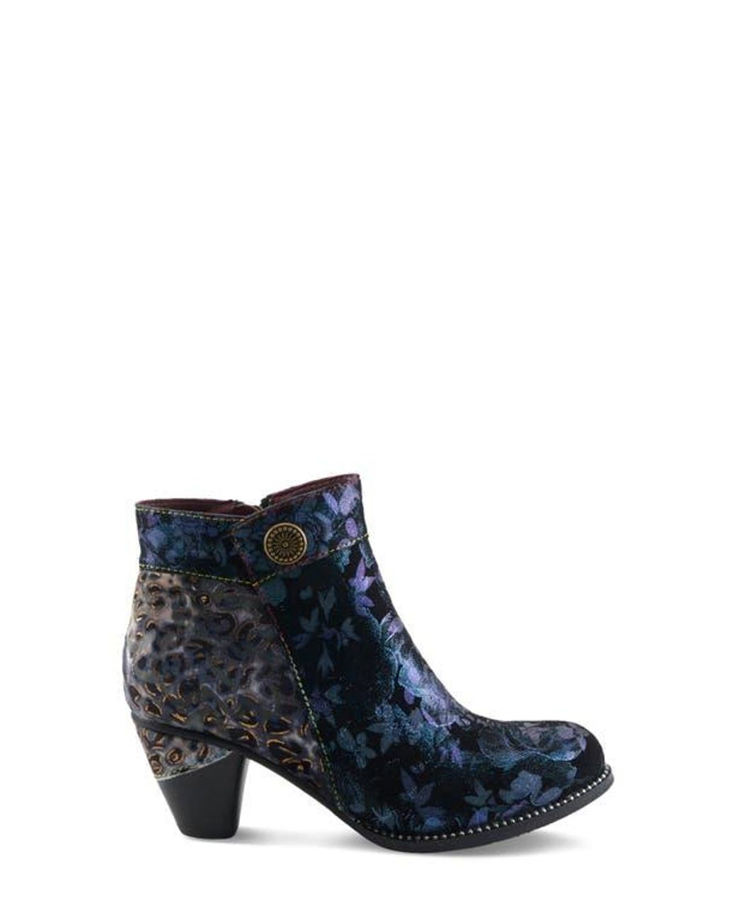 Spring Step Blue Dessalynn Bootie