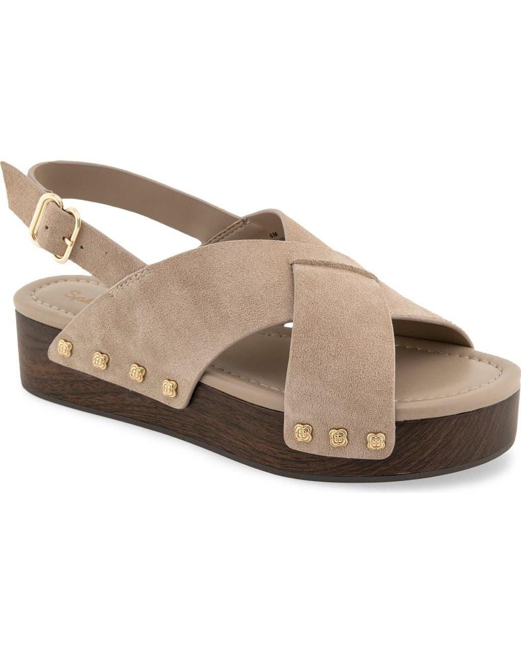 Splendid Brown Quintana Platform Slingback Sandal