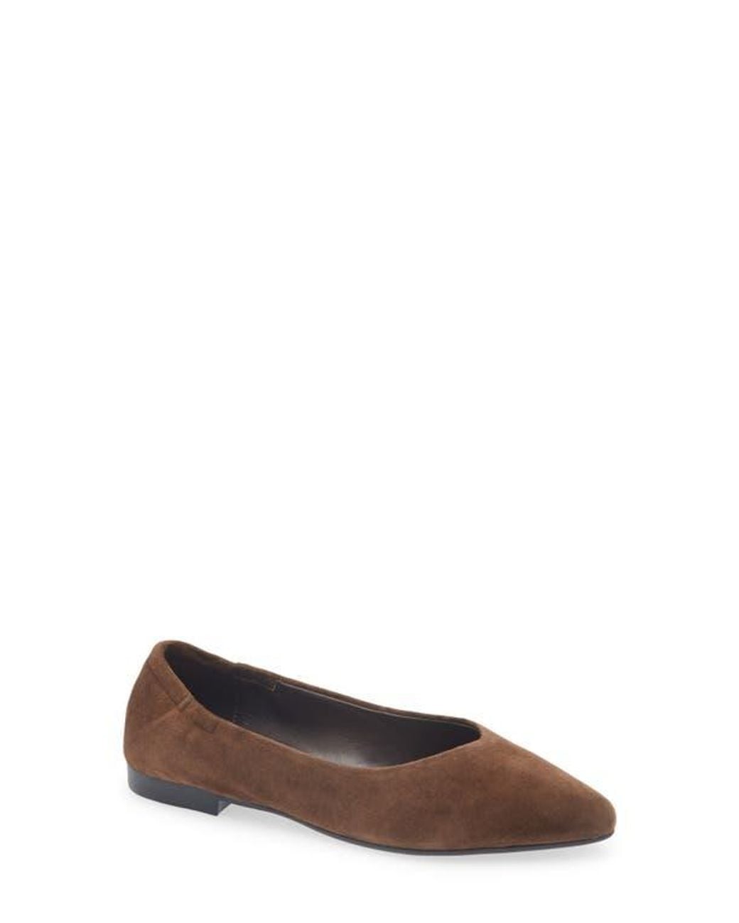 Cordani Brown Mavis Pointed Toe Flat