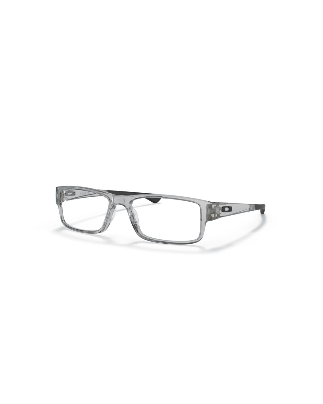Oakley Gray 59Mm Rectangle Optical Glasses for men