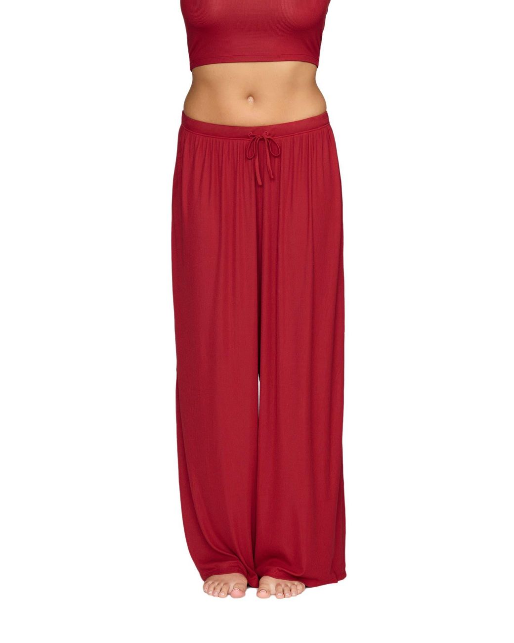 CUUP Red The Drawstring Pant
