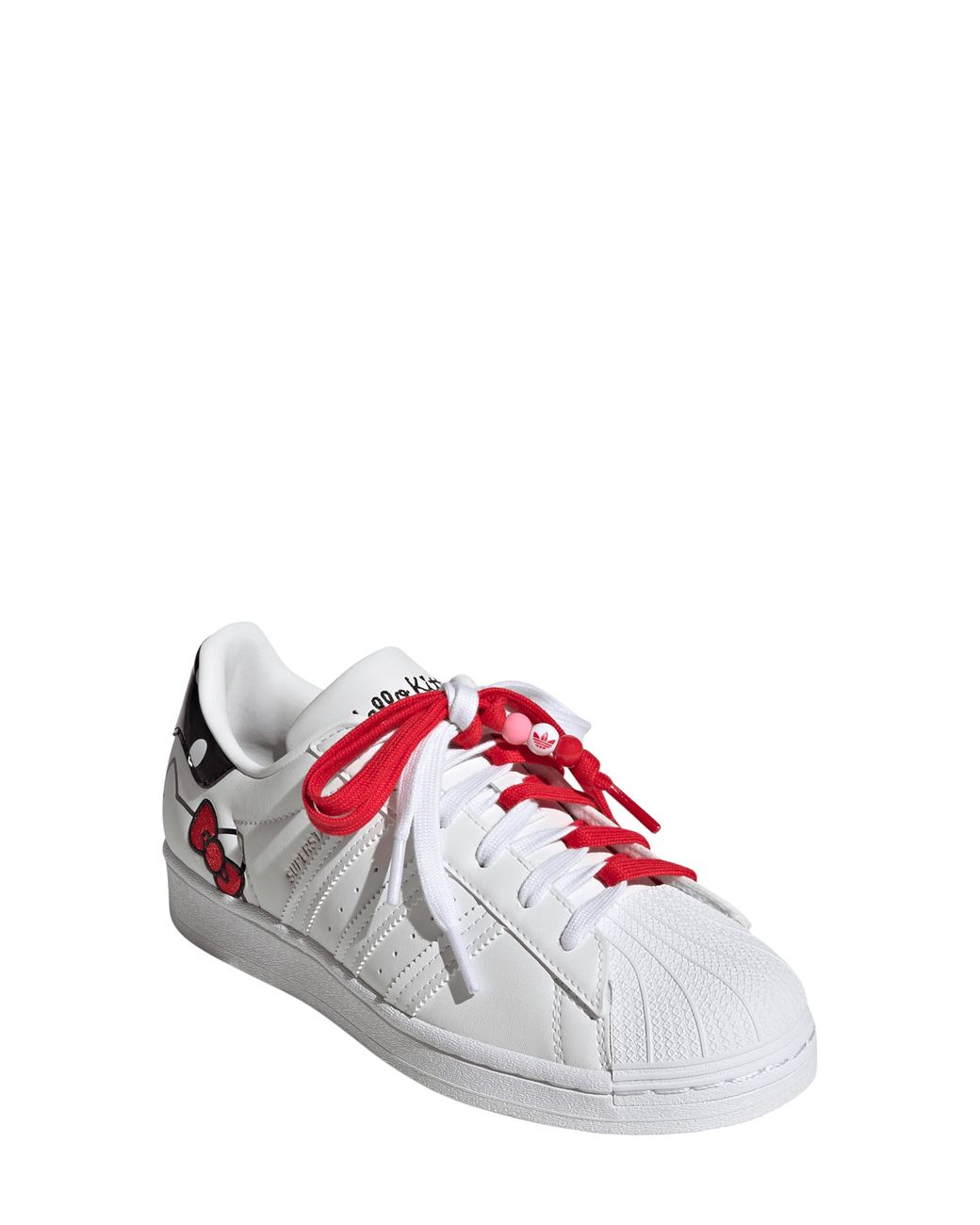 adidas X Hello KittyÂ® Superstar Sneaker in Red | Lyst