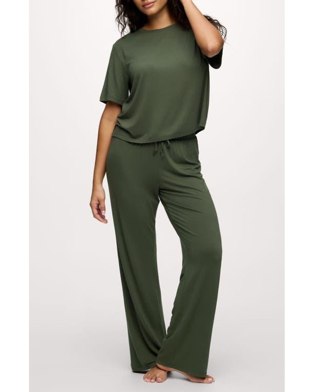 nuuds Green Pajama Set