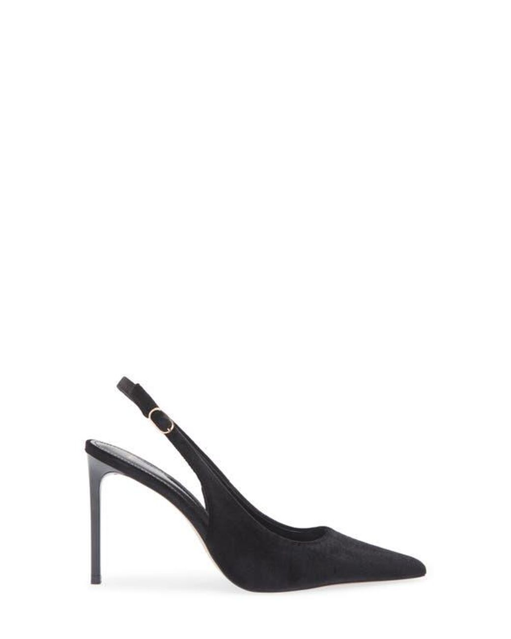 Mango Blue Slingback Pointed Toe Pump