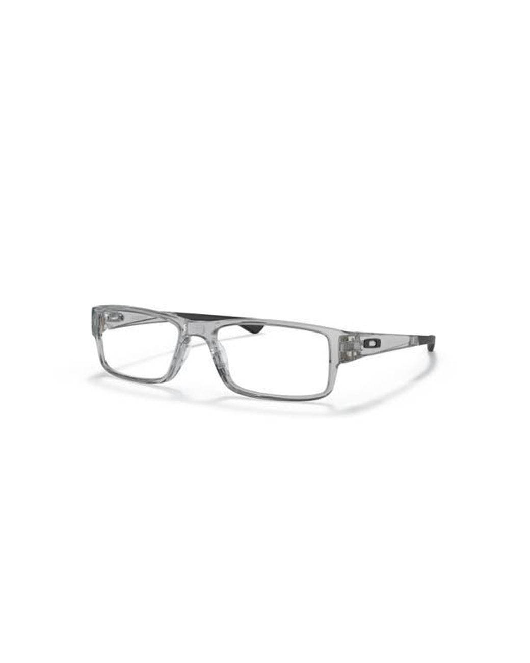 Oakley Gray 59Mm Rectangle Optical Glasses for men