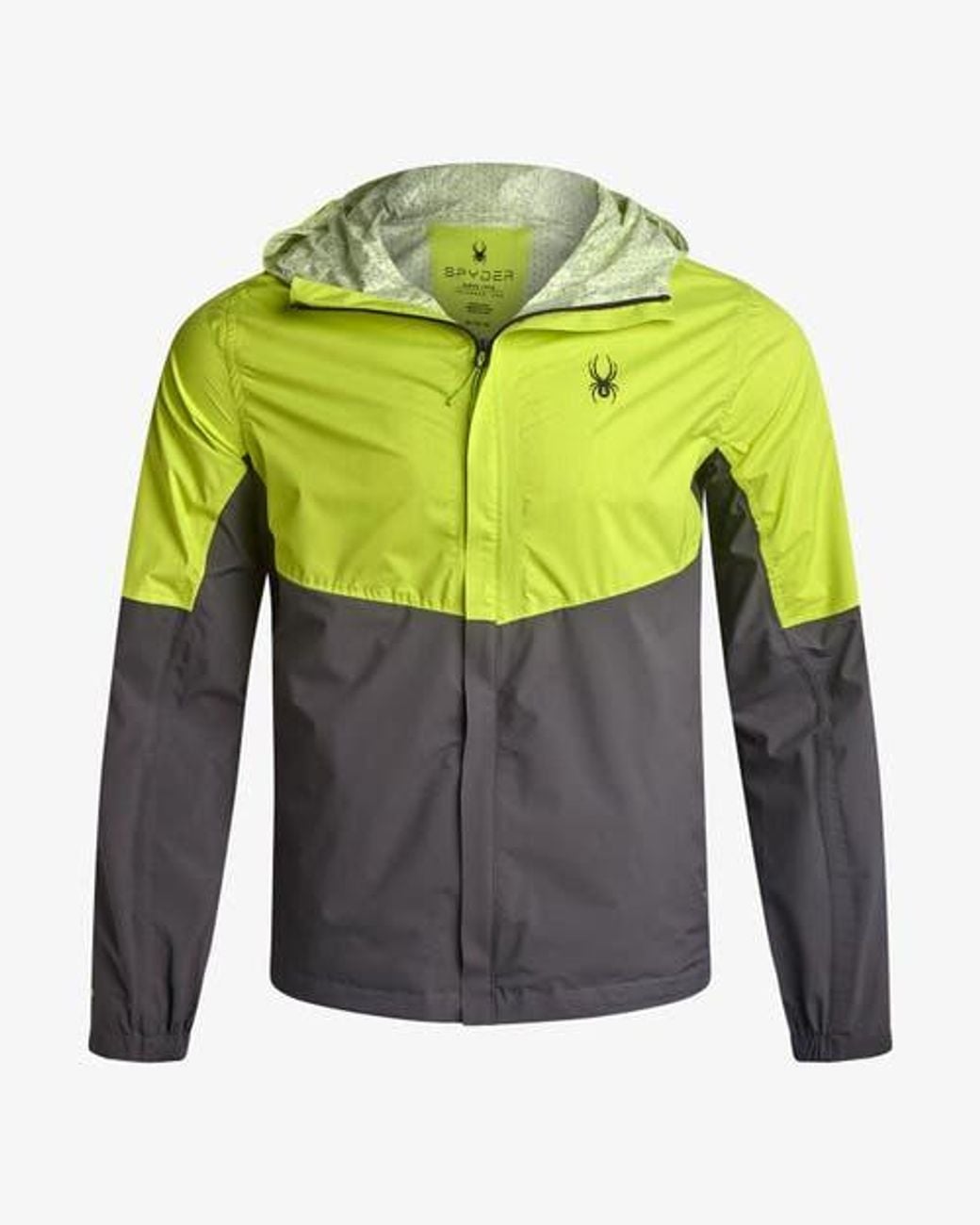 Spyder Multicolor Cloudy Day Rain Jacket for men