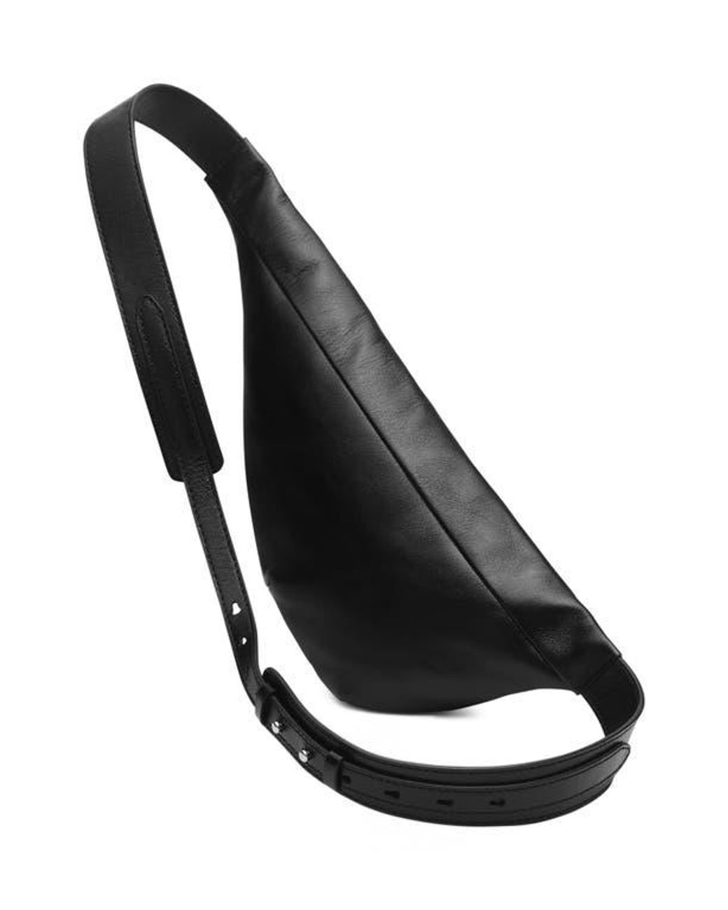 Rag & Bone Mini Petra Grommet Leather Sling Bag in Black | Lyst