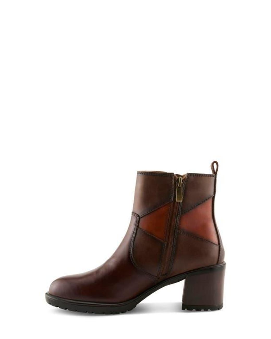 Spring Step Brown Patchpower Bootie