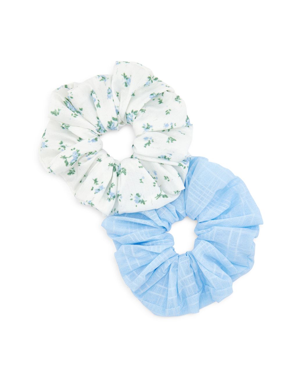Tasha Blue Assorted 2-Pack Scrunchies