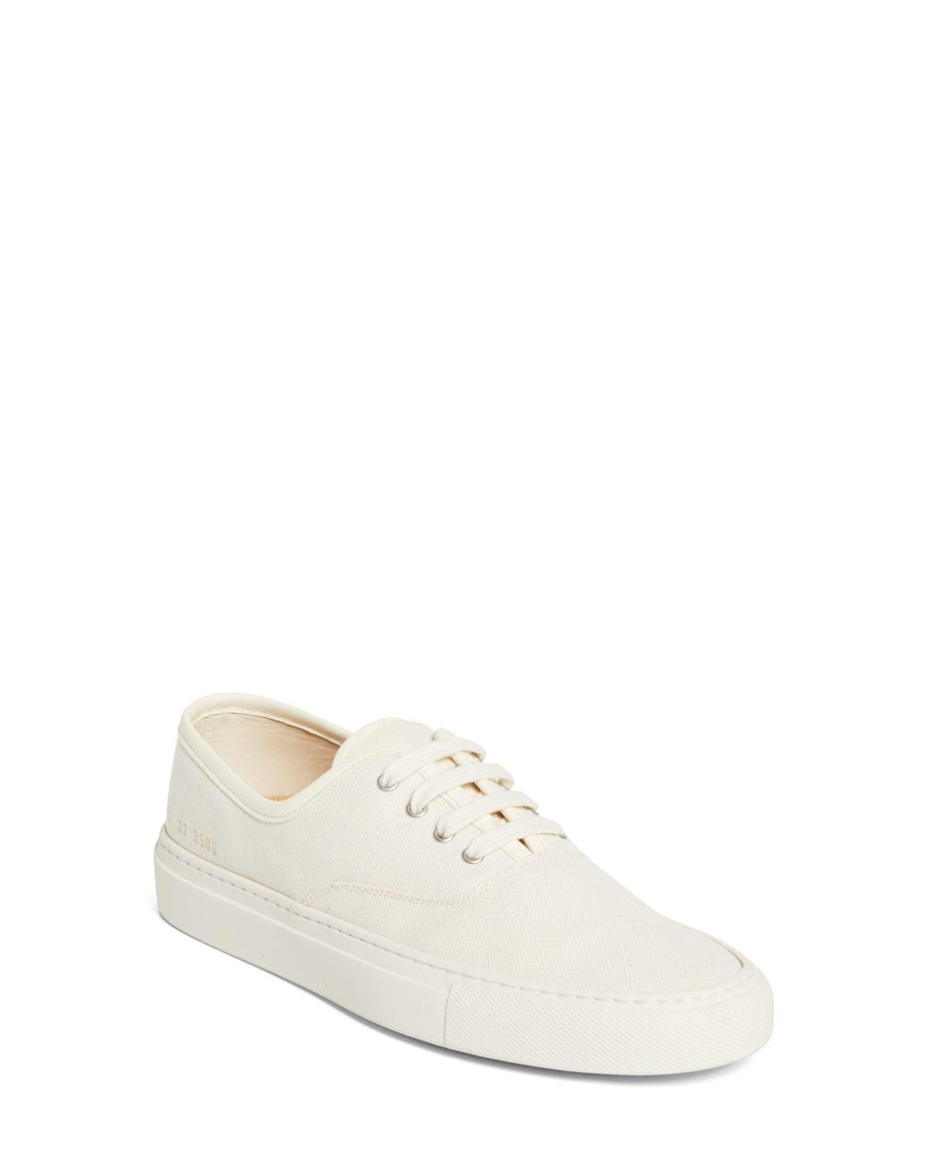 Common Projects White Four Hole Slip-On Sneaker