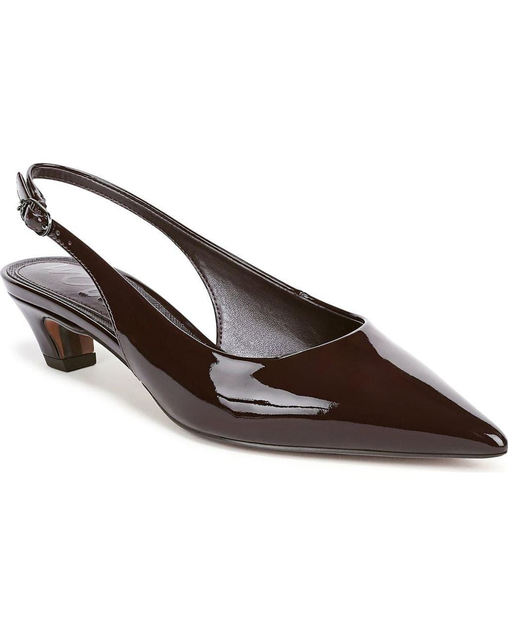Sam Edelman Brown Finch Slingback Pointed Toe Pump