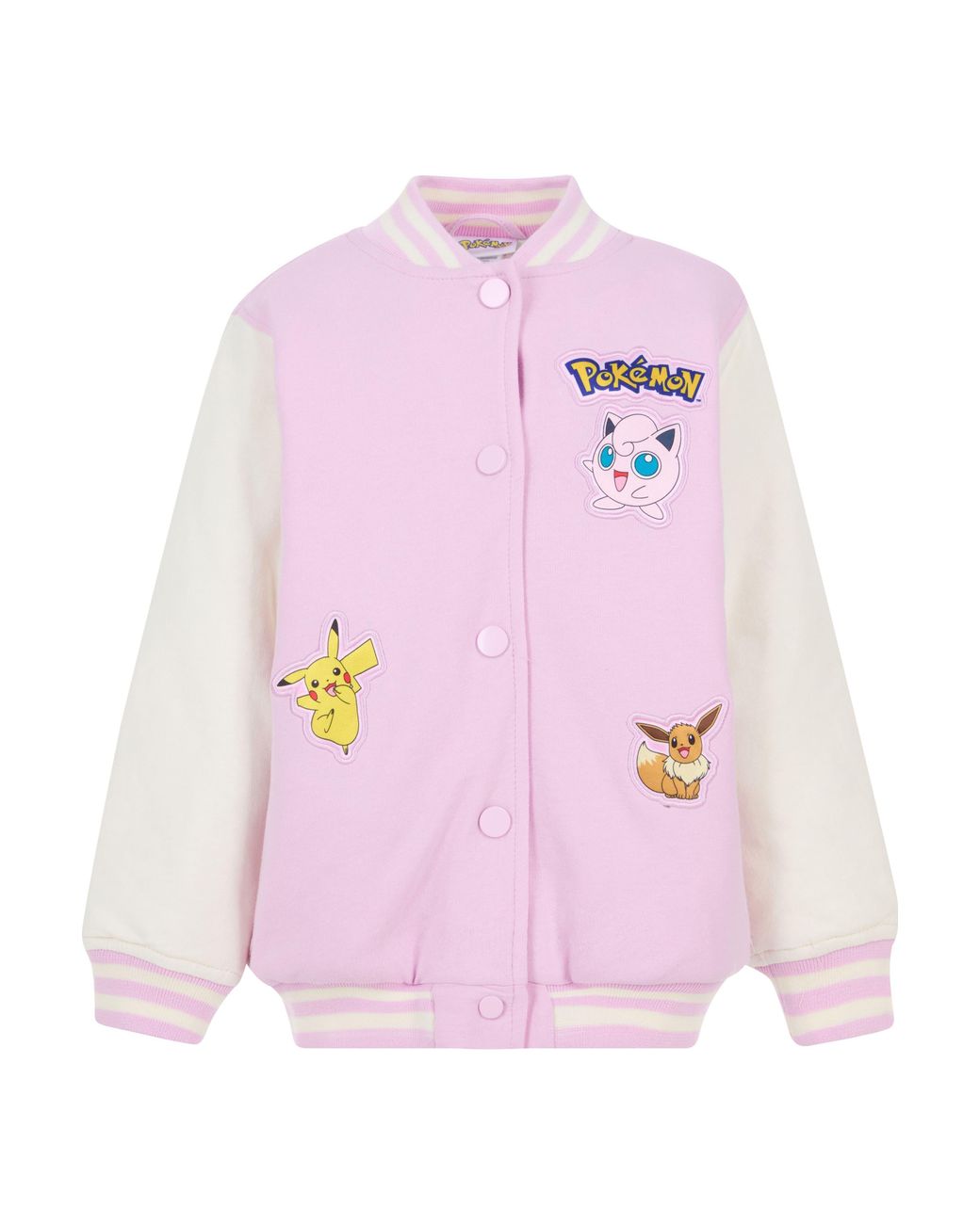 Pokemon Pink Varsity Bomber Jacket