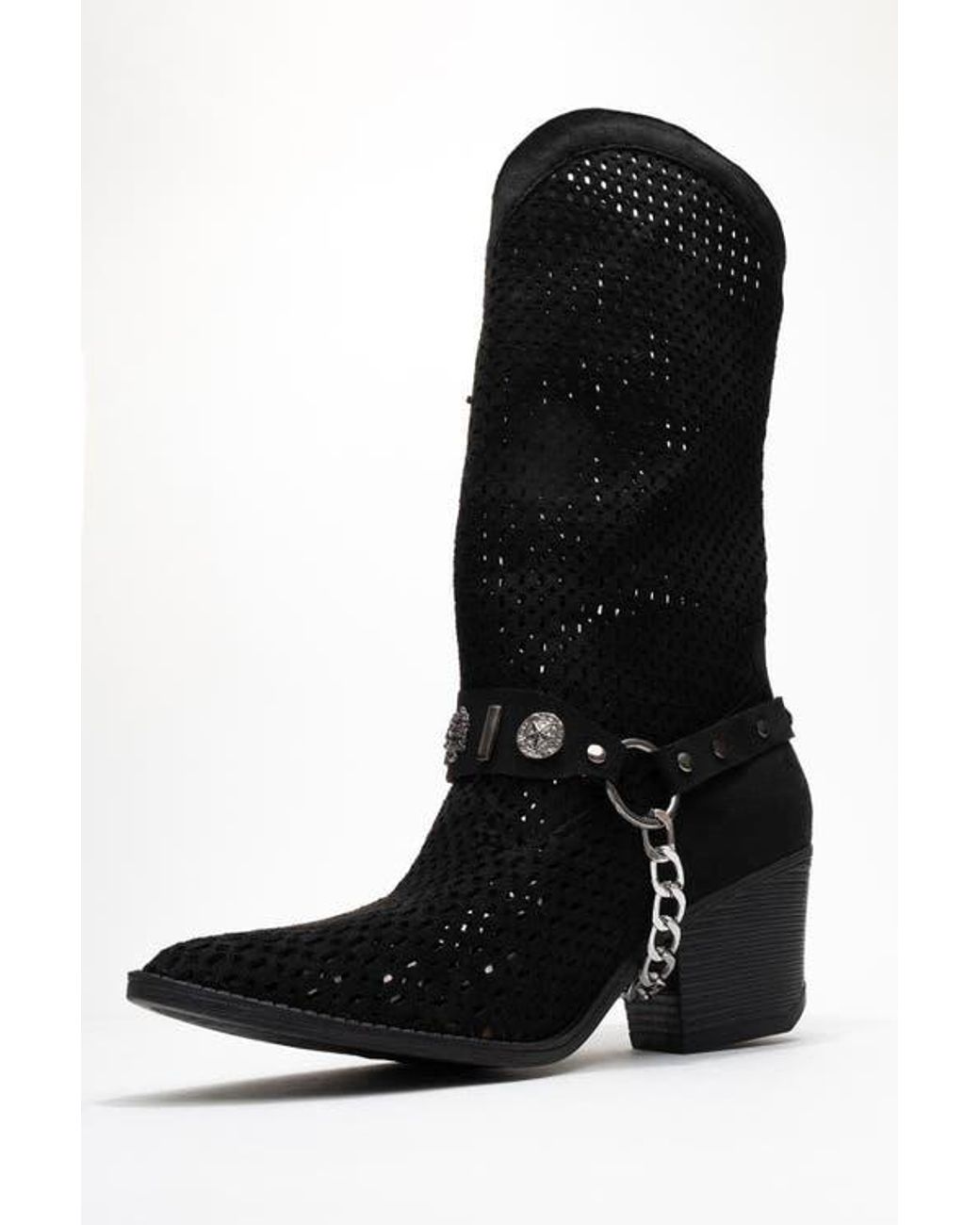 Pummer Boot Prologue Shoes Lumen Block Heel Summer Boot in Black | Lyst