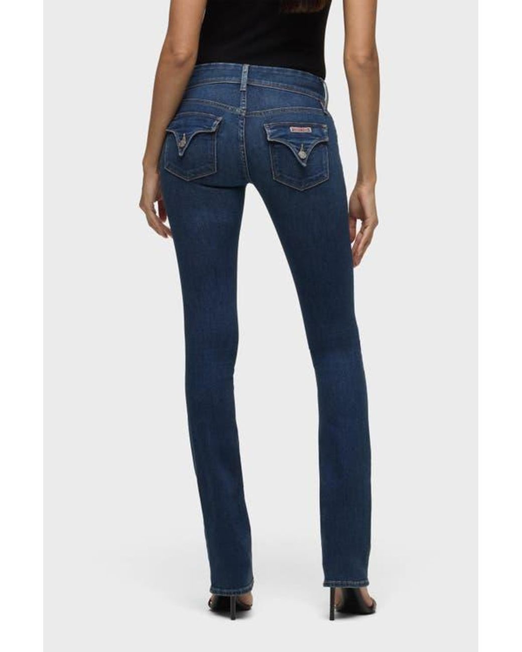 Hudson Blue Beth Mid-Rise Baby Bootcut Jean