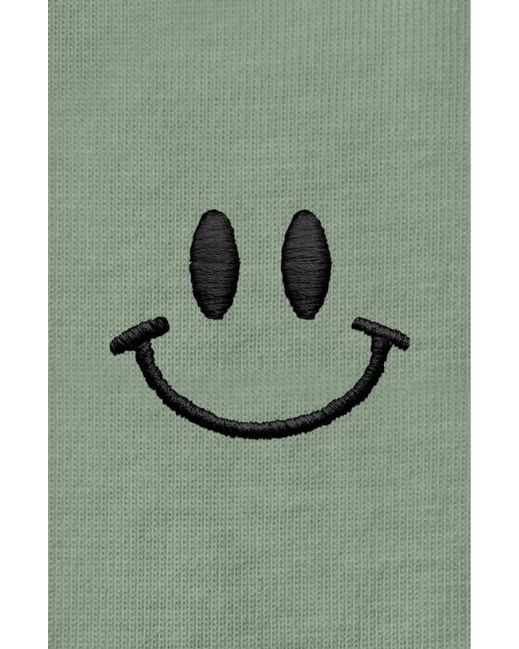 Alix Green Smile Face Tee
