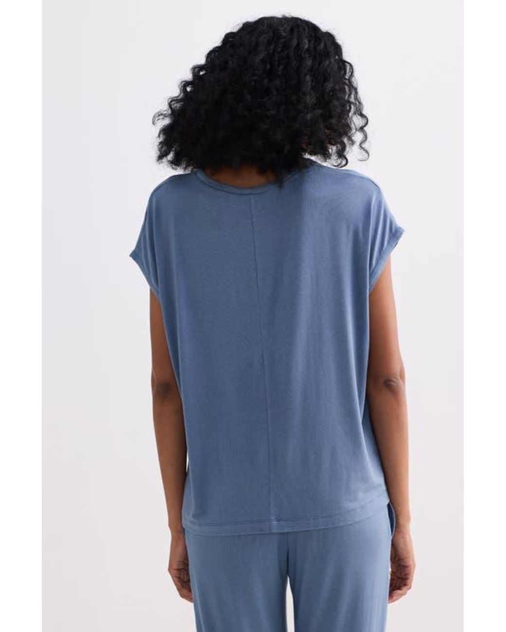 REISTOR Blue Relaxed Fit Tee Set